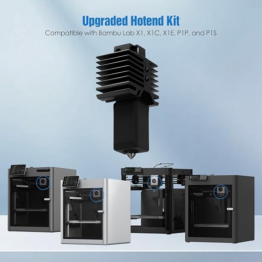Upgraded Hotend Kit for Bambu Lab X1 / X1C / X1E / P1P / P1S, All-Metal - Image 2
