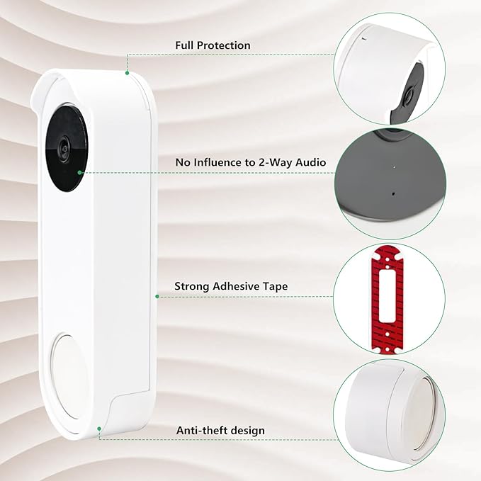 Anti-Theft No Drill Doorbell Mount Compatible - Image 5