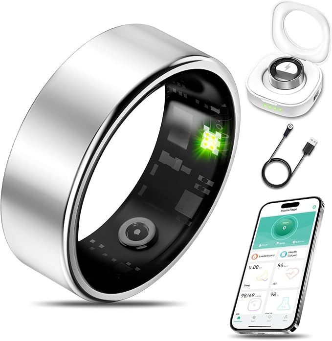 Smart Health Ring Fitness Tracker by Milavan