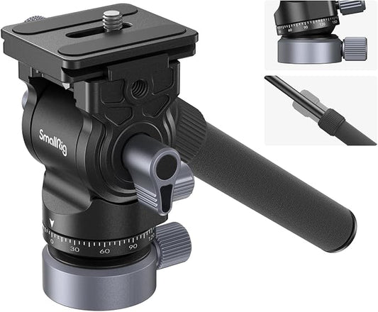 SmallRig Video Head with Leveling Base, Quick Release Plate by SmallRig