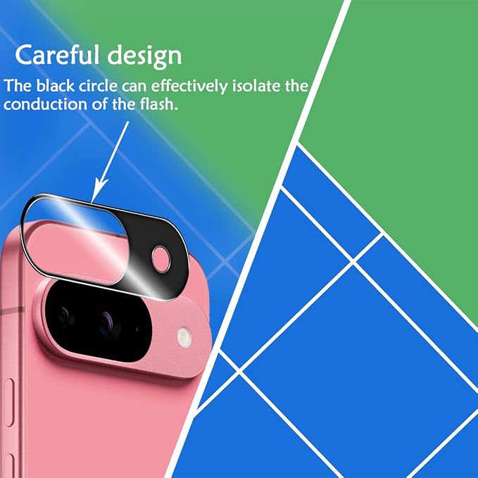 BIGFACE for Pixel 9 Tempered Glass Screen Protector + Camera Lens Protector - Image 4