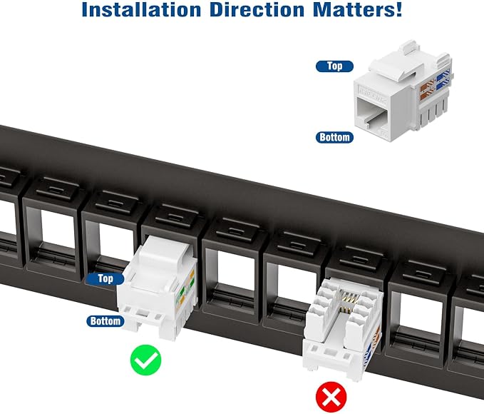 Iwillink Blank 12-Port Keystone Patch Panel - Image 3