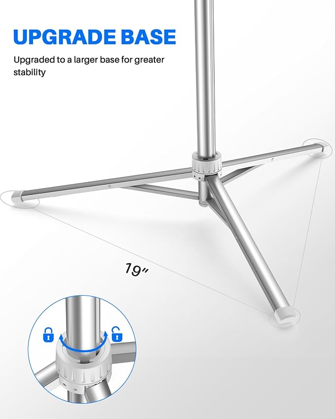 67" Phone Tripod, MIIASI Extendable Tripod - Image 3