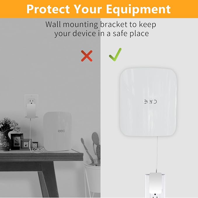 Mamerry Wall Mount Bracket for eero Pro 7 Router - Image 3
