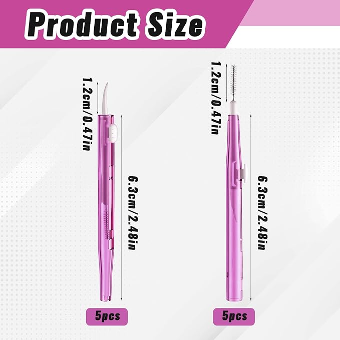 10Pcs Cell Phone Cleaning Kit, Dual Head Anti-Clogging Nylon Brushes Hook - Image 3