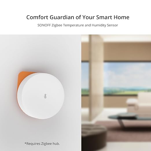 SONOFF SNZB-02P Zigbee Indoor Temperature Humidity Sensor, Thermometer - Image 2