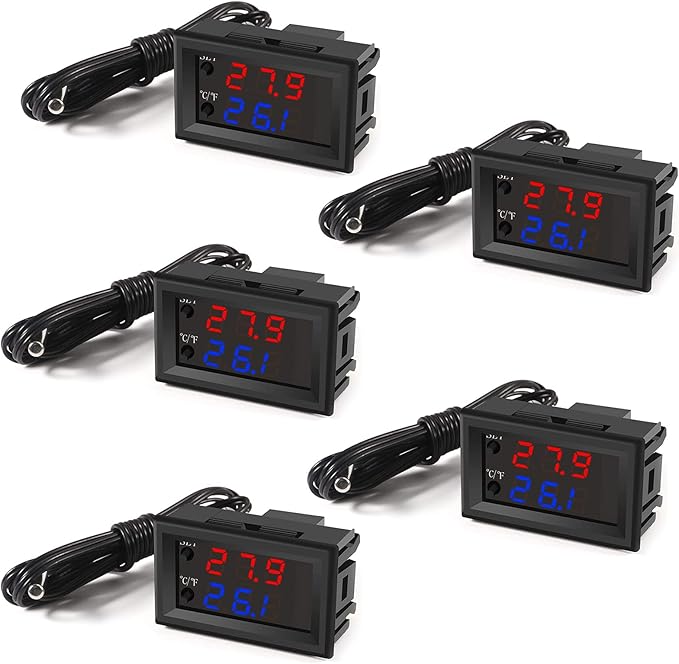 UMLIFE 5PCS 12V Electronic Temperature Controller Programmable -50 to 110 by UMLIFE