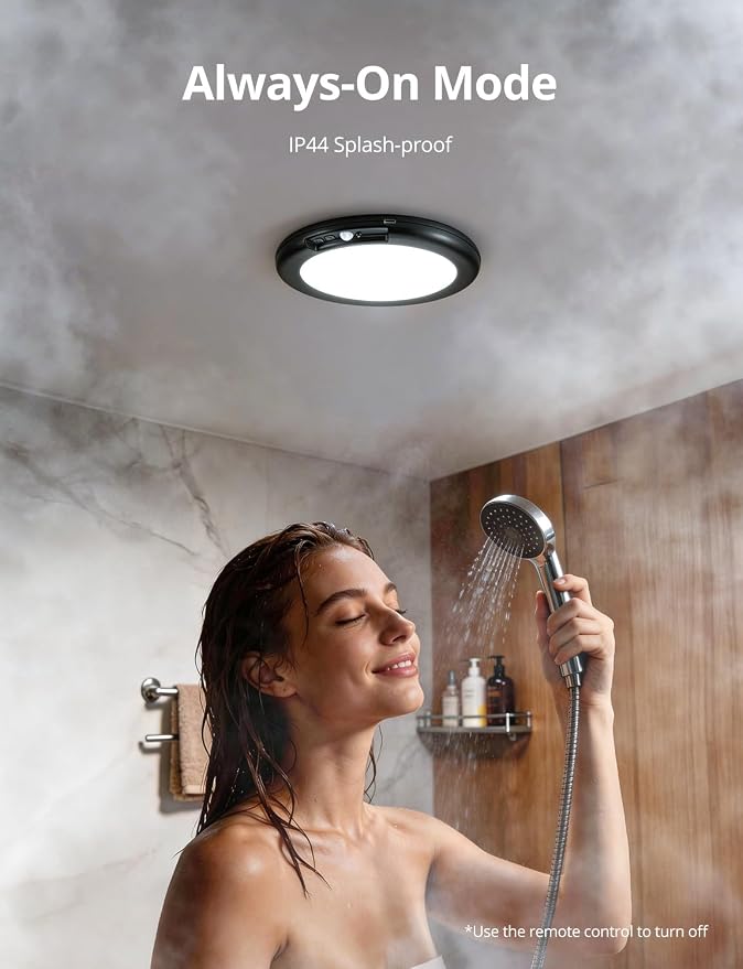 Bojim Rechargeable Motion Sensor Wireless Closet Ceiling Light 6000mAh Battery - Image 6