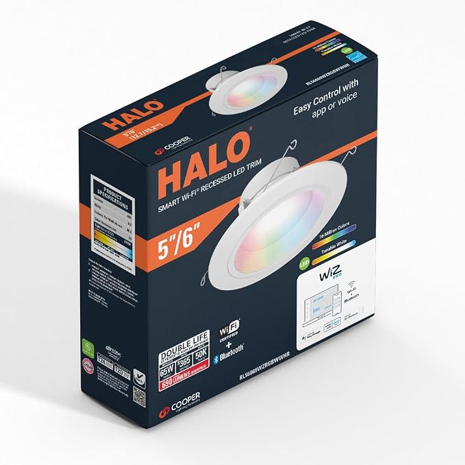 HALO 5/6 in Smart Wi-Fi Recessed LED Downlight Connected by WiZ Pro - Image 10