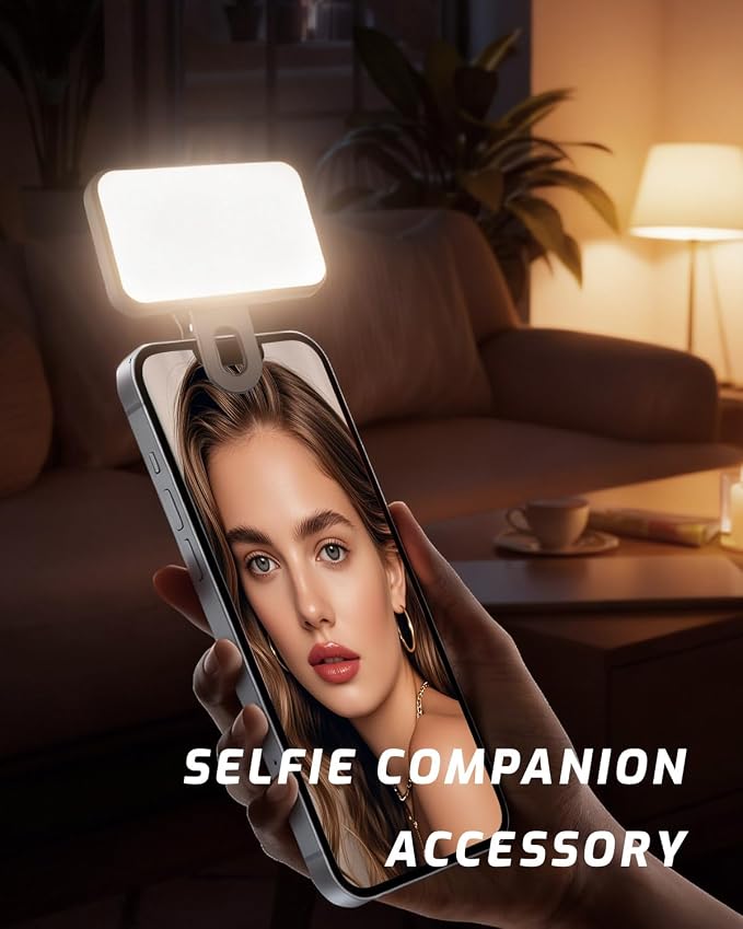 Portable Selfie Light for iPhone: Rechargeable Phone Fill Lights, Ring Light - Image 3