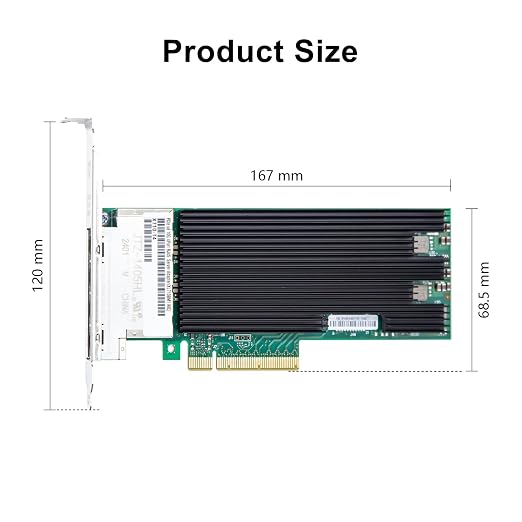 10Gtek XL710-T4 CNA, 4 Ports 10GBase-T NIC，Assembly by Intel XL710BM1 Controller - Image 3