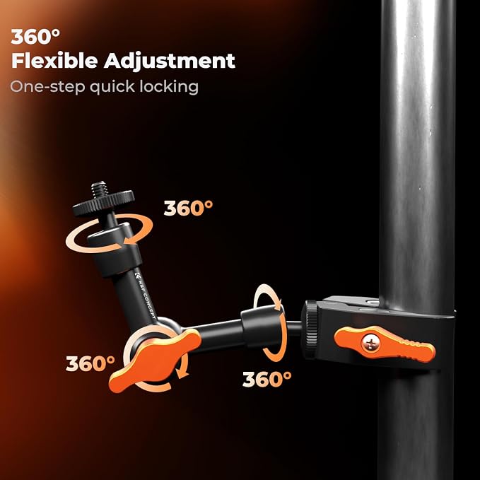 K&F CONCEPT 6" Magic Arm Clamp - Image 3