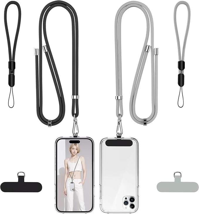 takyu Phone Lanyard, 2 Pack Adjustable Cell Phone Lanyard Crossbody Neck Strap - Image 9