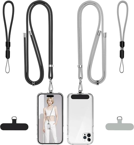 takyu Phone Lanyard, 2 Pack Adjustable Cell Phone Lanyard Crossbody Neck Strap by Takyu