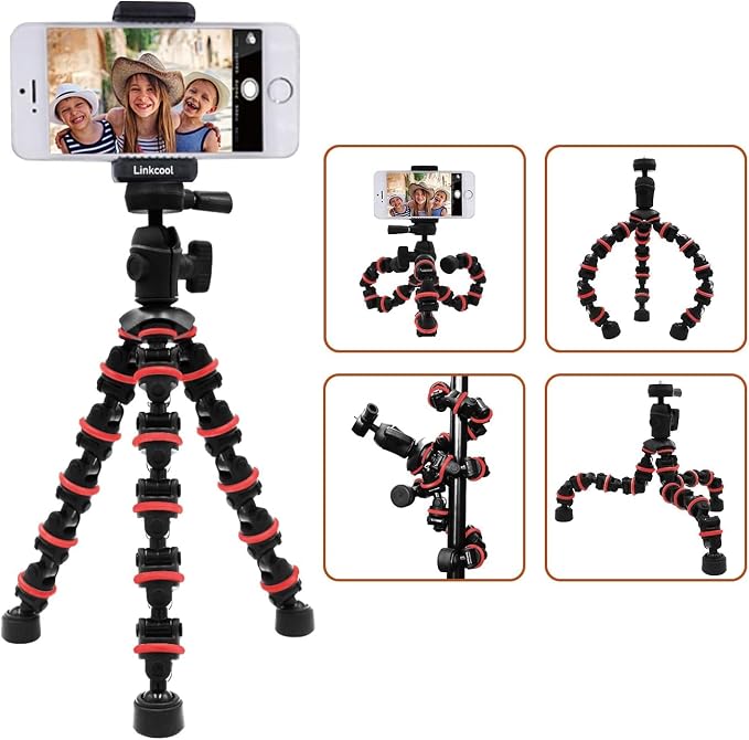 Linkcool Octopus Tripod with Wireless Remote Holder Mount - Image 4