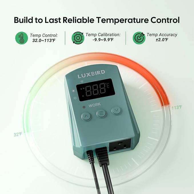 WiFi Digital Heat Mat Thermostat Controller, 32-113°F - Image 3