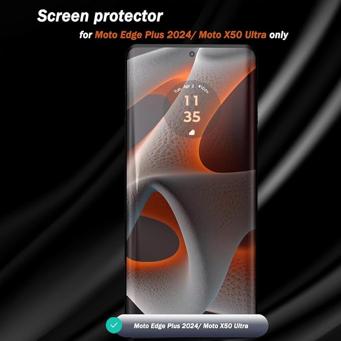 3+2 Pack Screen Protector for Motorola Edge 50 Pro Flexible TPU Film - Image 2