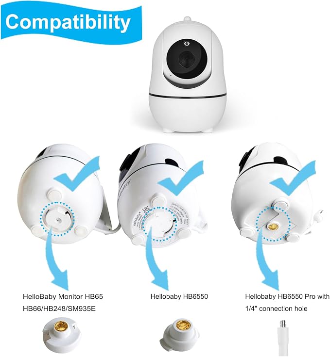 Flexible Baby Monitor Clip Clamp Mount Compatible - Image 2