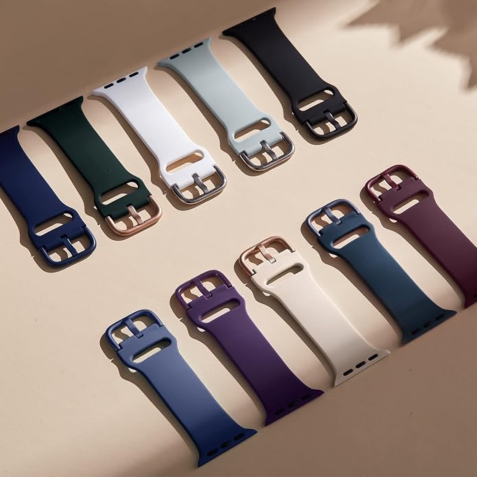Sport Band Compatible with Apple Watch Bands 49mm 46mm 45mm 44mm 42mm 41mm 40mm - Image 3