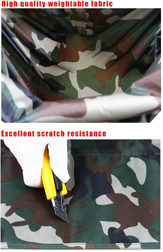 CHASING BIRDS Camouflage Waterproof Opaque Anti-UV Rain Covers Raincoat - Image 4
