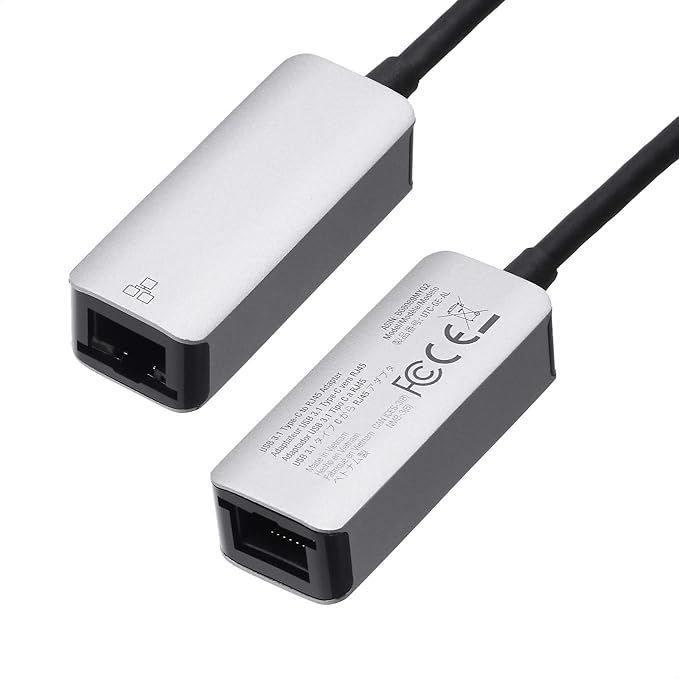 Amazon Basics Aluminum USB-C to RJ45 Gigabit Ethernet Adapter, Fast Network - Image 4