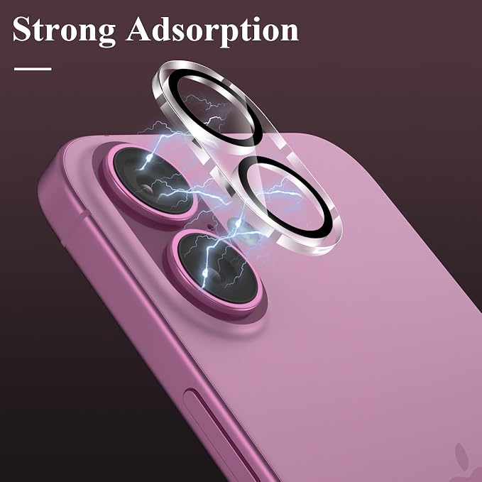 YWXTW [5 Pack Designed for iPhone 16 Camera Lens Protector, for iPhone 16 Plus - Image 4