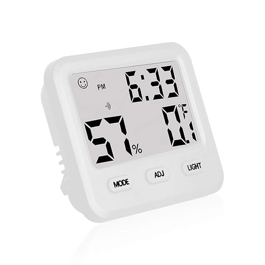 Digital Hygrometer Indoor Thermometer, Temperature Humidity Gauge by natome