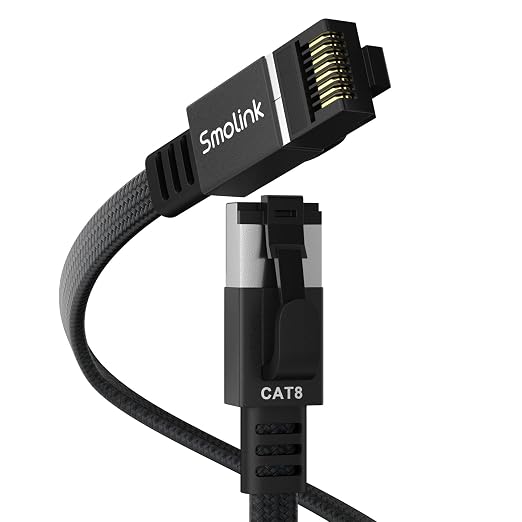 Smolink Cat 8 Ethernet Cable 100 ft by Smolink