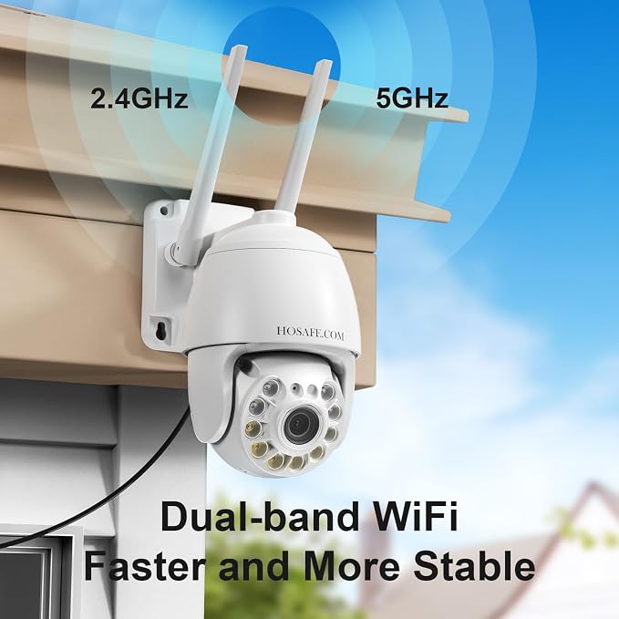 Plug-in Cameras for Home Security 4MP HD, Hosafe WiFi Security Cameras Wireless - Image 2