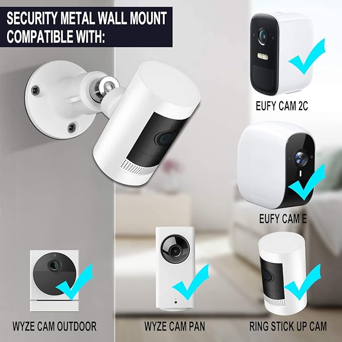 Wall Mount for All Arlo Camera, Arlo Ultra, Arlo Essential, eufyCam E/2C - Image 5