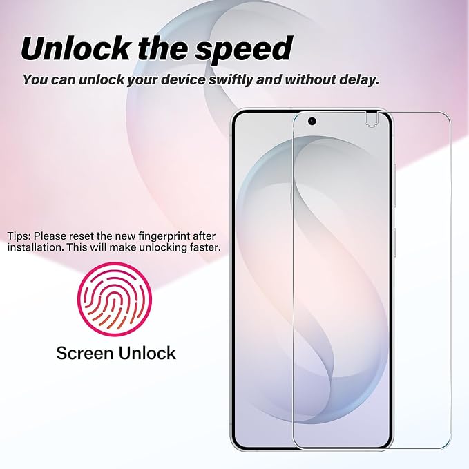 BIGFACE Galaxy S26 Tempered Glass Screen Protector + Camera Lens Protector - Image 3