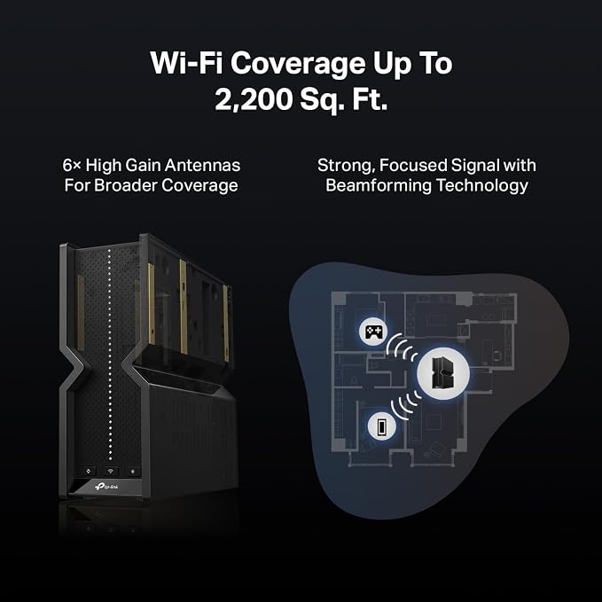 TP-Link Tri-Band BE15000 WiFi 7 Router Archer BE700 | 8-Stream 15Gbps | - Image 6