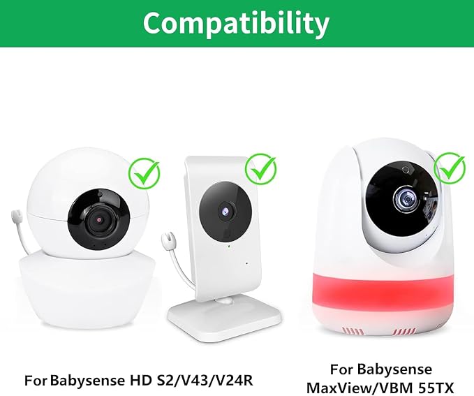 Flexible Baby Monitor Mount for Babysense V43/HDS2/V24R/VBM55TX/ Max View Video - Image 2