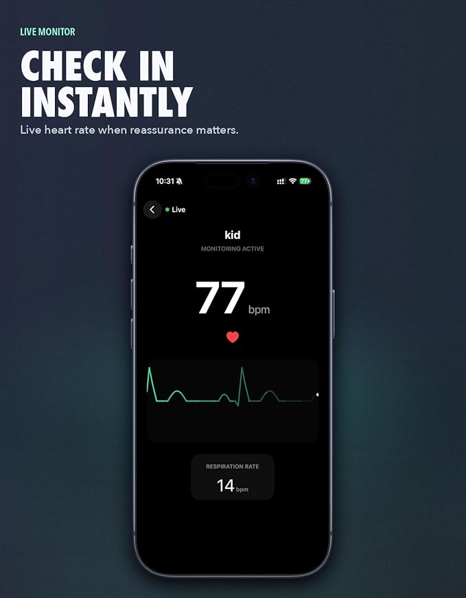 Sleep Tracker, Non-Wearable Contactless Under-Sheet Sleep Monitor, No Monthly - Image 5