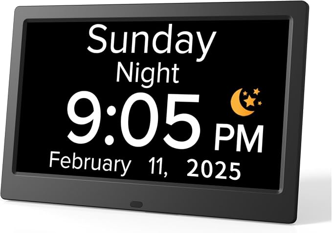 10.1 Inch Digital Alarm Clock by MITOART