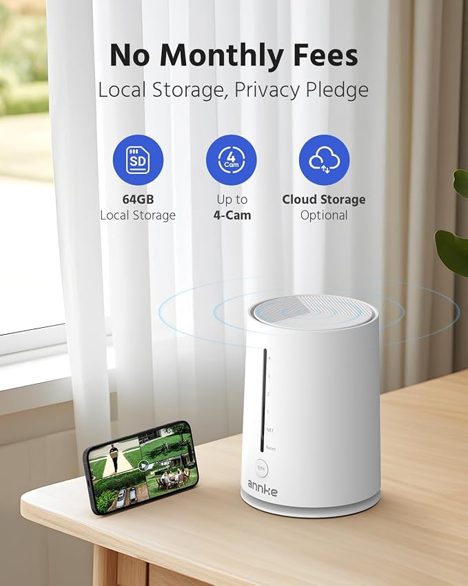 ANNKE 2.5K Wireless Security Camera Outdoor, 5MP 2-Cam Kit Solar Surveillance - Image 6