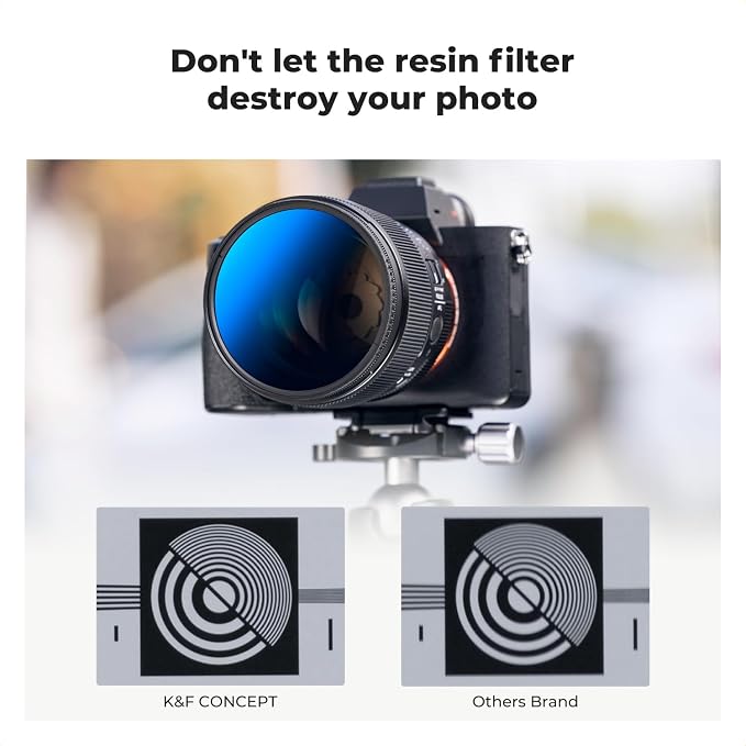 K&F Concept 77mm UV/CPL/ND Lens Filter Kit-18 Multi-Layer Coatings, UV Filter + - Image 7