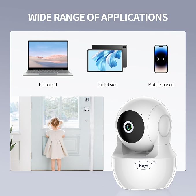 N_EYE WiFi Security Home Camera，Baby Monitor Wireless IP Camera - Image 3