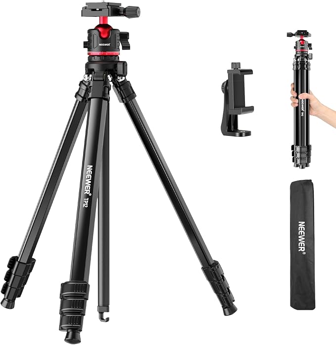 NEEWER Basics 66.5"/169 cm Travel Tripod by Neewer