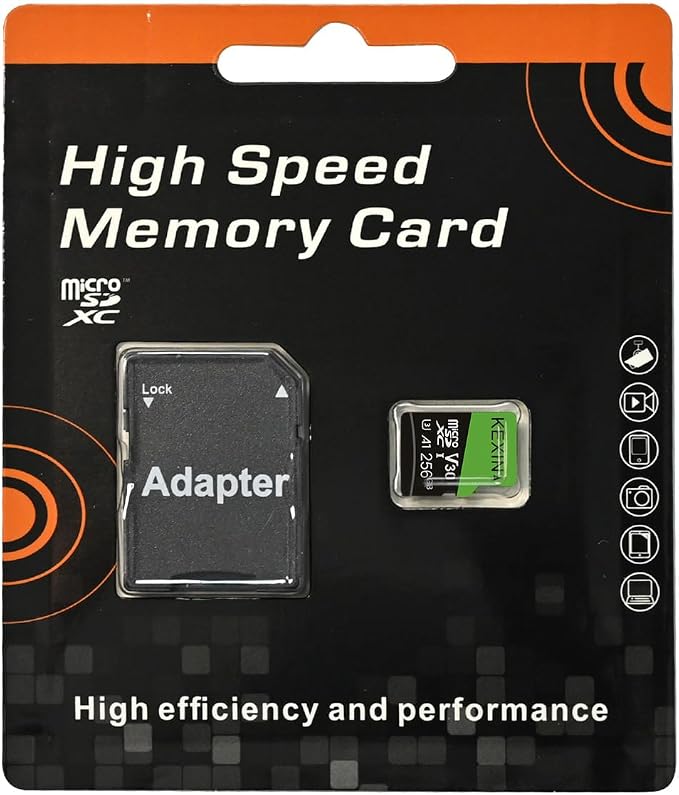 KEXIN 256GB Micro SD Card with SD Adapter microSDXC Memory Card UHS-I A1 V30 U3 - Image 9