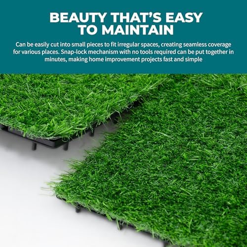 Bliss Outdoors 12 x 12-Inch Artificial Grass Deck Tiles - Image 5