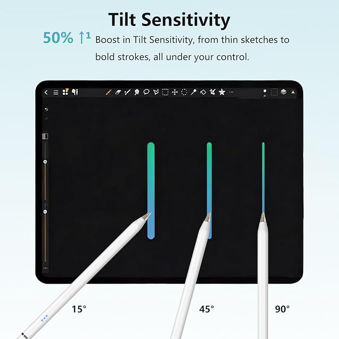 Stylus Pen for Apple iPad 2018–2026, Magnetic Charging iPad Pencil 2nd - Image 7