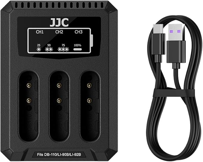 JJC DB-110 Battery Charger USB Multi-Slot by JJC