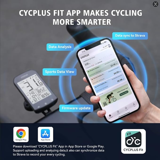 CYCPLUS GPS Wireless Bike Computer, Cycling Computer GPS - Image 6