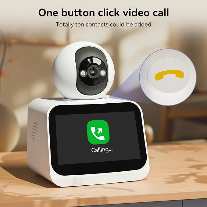 4.3" Smart Home Camera: 1080P HD Video, Two-Way Video Calling, and Motion - Image 4