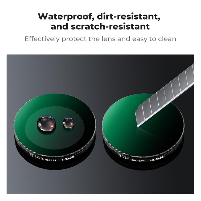 K&F CONCEPT Push in Fit Variable ND Filter Set Compatible - Image 5