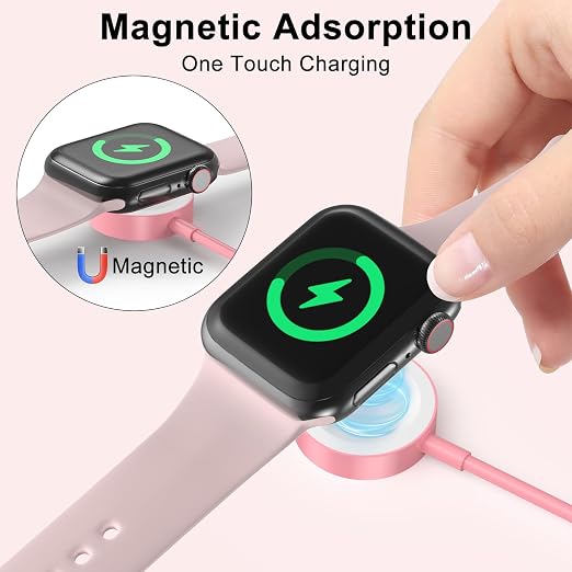 2026 Upgraded for Apple Watch Charger USB Magnetic Fast Charging Cable Portable - Image 4