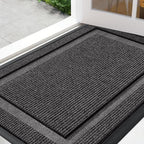 Front Door Mat Outside Entrance Indoor Doormat, Outdoor Door Mats by IMHOME