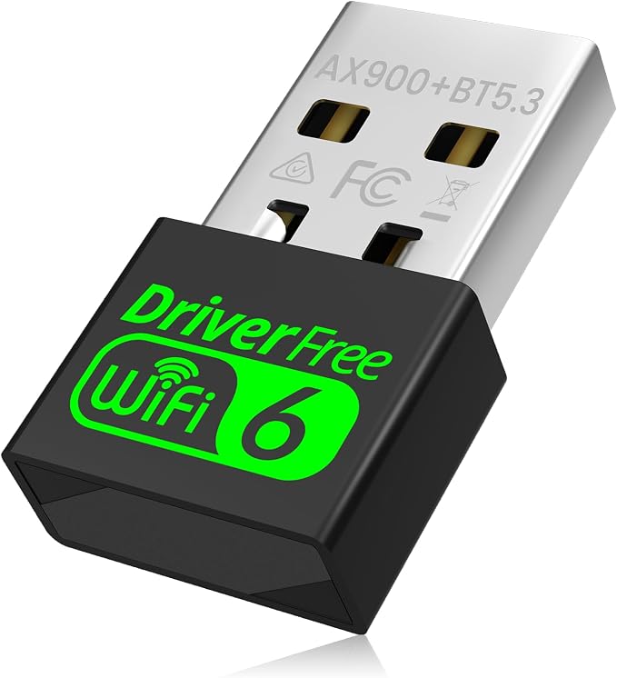 USB WiFi 6 Adapter for PC Desktop & Laptop, 900Mbps Dual Band 2.4/5GHz - Image 8