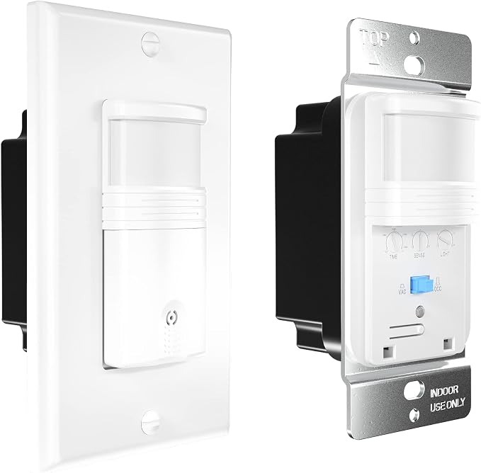 10 Pack, 3-Way Motion Sensor Light Switch, Neutral Wire Required, Indoor - Image 7